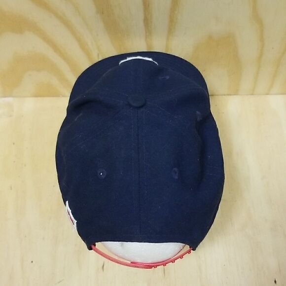 Vintage New England Patriots New Era NFL Vintage Blue Red Snapback Hat Ball Cap - Picture 4 of 7